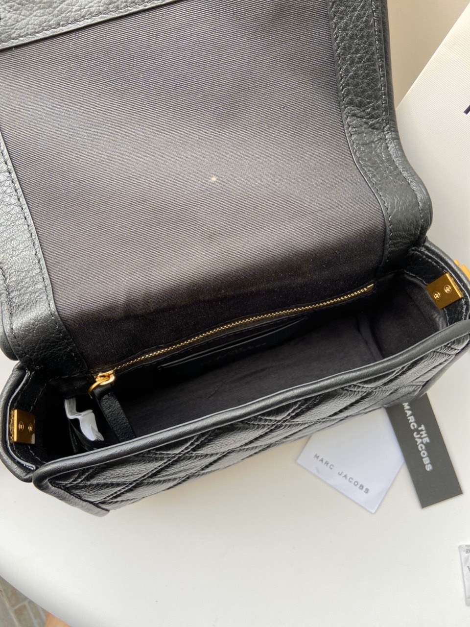 Túi đeo chéo nữ Marc Jacobs Status da thật | Túi xách Snapshot Camera bag mẫu mới nhất 9